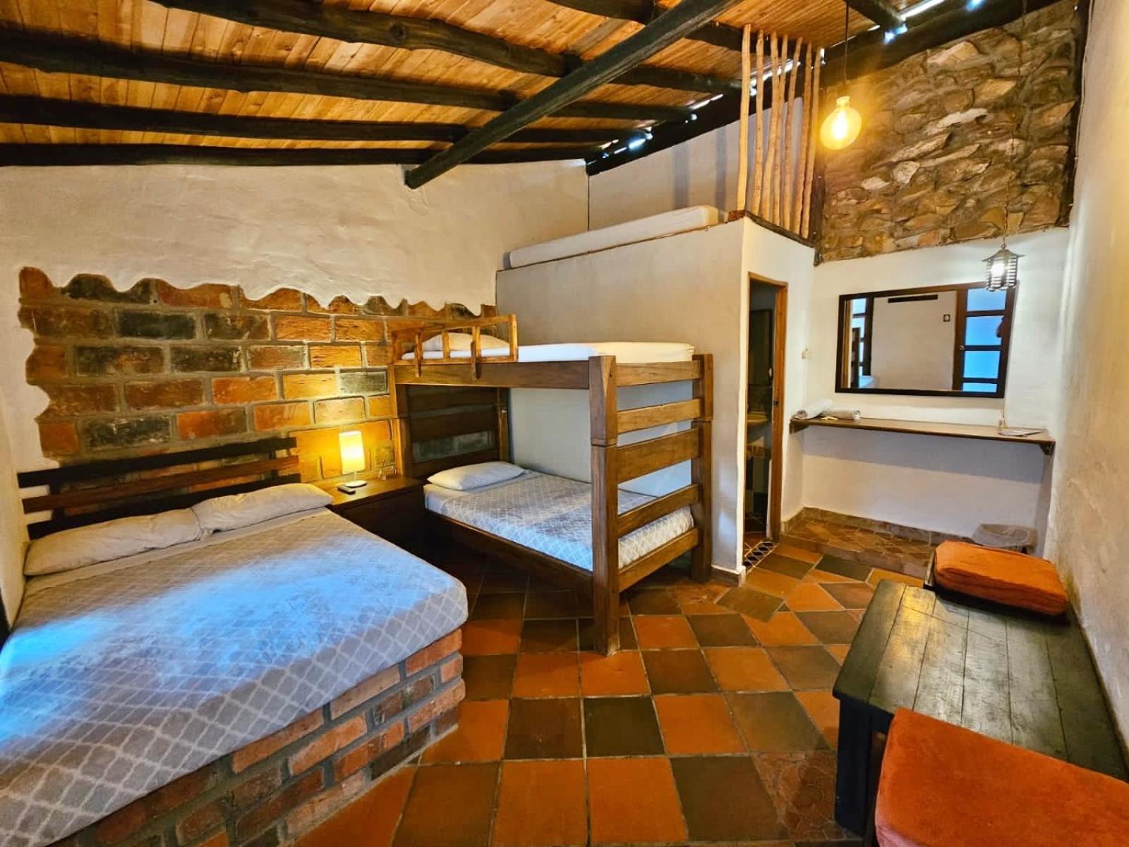 Cabanas Y Hostal Bonanza Mesa De Los Santos Лос-Сантос Экстерьер фото
